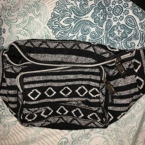 Black and White Fanny Pack